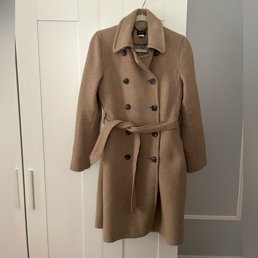 J.Crew Belted Wool Coat